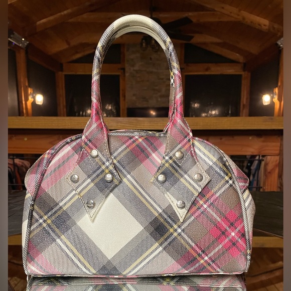Vivienne Westwood plaid handbag - Picture 3 of 14